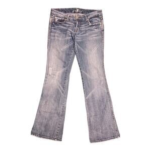 7FAMK 7 for all mankind Vintage‎ Bootcut Lowrise sz 27 x 31 Lighter wash Y2K